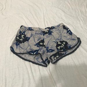 Flowered Beach Shorts